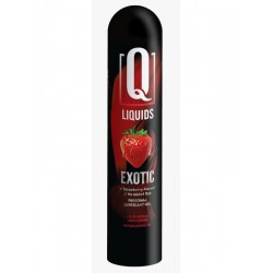 Q Liquids Exotic Çilek Aromalı 125 ML Su Bazlı Kayganlaştırı Jel