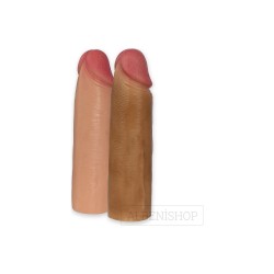 LOVETOY NATURE 5 cm Dolgulu Penis Kılıfı Uzatmalı Silikon Kılıf