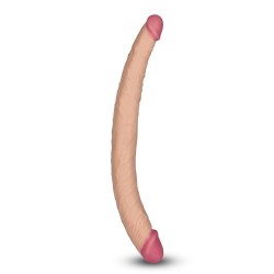 36,5 cm Lovetoy Lady Çift Taraflı Realistik Dildo Anal Vajinal Penis