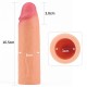 LOVETOY NATURE 5 cm Dolgulu Penis Kılıfı Uzatmalı Silikon Kılıf