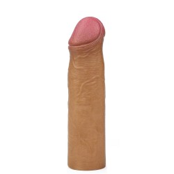 Nature Extender 5,5 cm Dolgulu Premium Melez Silikon Penis Kılıf