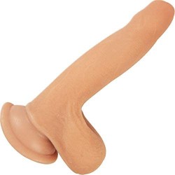 18,5 cm Et Dokulu Full Realistik Gerçekçi sünnetsiz dildo